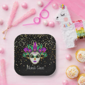 Mardi Gras Papieren Bordje (Feest)