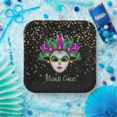 Mardi Gras Papieren Bordje (Feest)