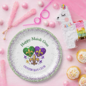 Mardi Gras Papieren Bordje (Feest)