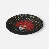 Mardi Gras Papieren Bordje (Gekanteld)