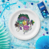 Mardi Gras Papieren Bordje (Feest)