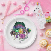 Mardi Gras Papieren Bordje (Feest)