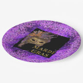 Mardi Gras Papieren Bordje (Gekanteld)