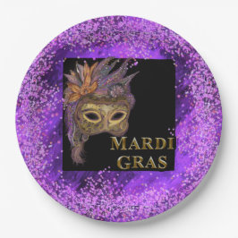 Mardi Gras Papieren Bordje
