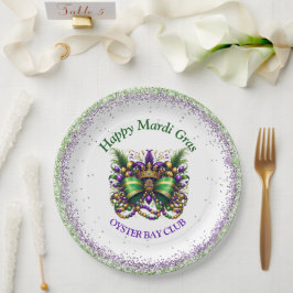 Mardi Gras Papieren Bordje