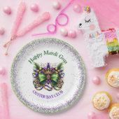 Mardi Gras Papieren Bordje (Feest)