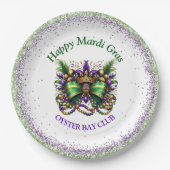 Mardi Gras Papieren Bordje (Voorkant)