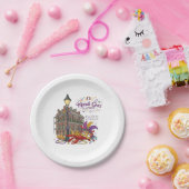 Mardi Gras Papieren Bordje (Feest)