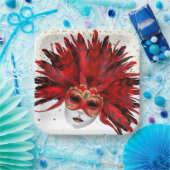 Mardi Gras Papieren Bordje (Feest)