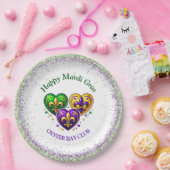 Mardi Gras Papieren Bordje (Feest)