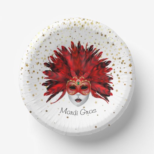 Mardi Gras Papieren Kommen (Voorkant)