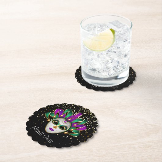 Mardi Gras Papieren Onderzetters (Insitu)