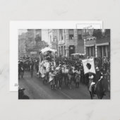 Mardi Gras Parade, 1906 Briefkaart (Voorkant / Achterkant)
