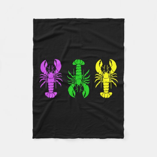 Mardi Gras Parade Carnaval Fleece Deken (Voorkant)