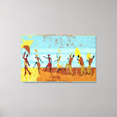 Mardi Gras Parade op verzegeld Canvas (Voorkant)