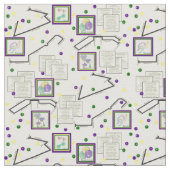 Mardi Gras Parade Route Celebration Stof (Close Up)