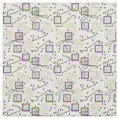 Mardi Gras Parade Route Celebration Stof (Swatch)