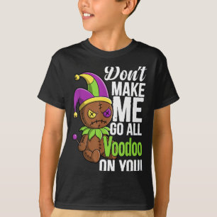 Mardi Gras Parade Stitch Voodoo Pop Jester Spoken T-shirt