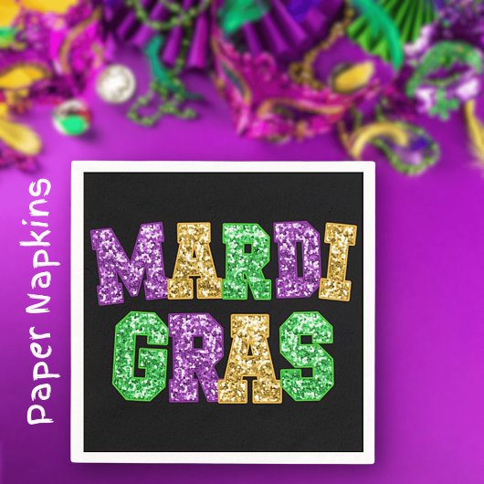 Mardi Gras Part Papier servet