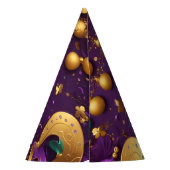 Mardi Gras Partij 2024 Feesthoedjes (Achterkant)