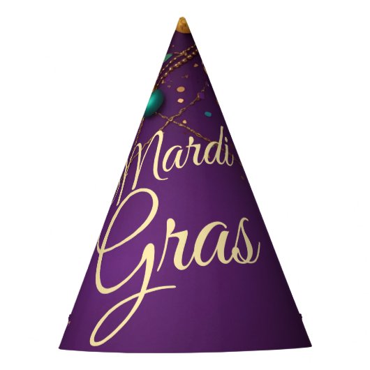 Mardi Gras Partij 2024 Feesthoedjes (Voorkant)