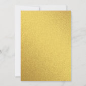 Mardi Gras Party 2026 Black Gold Glitter Kaart (Achterkant)