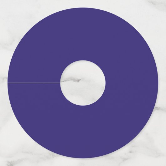 Mardi Gras Party beheert het acht-net-po-masker Wijnglaslabel (Achterkant)