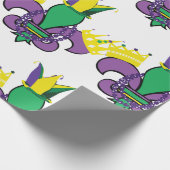 Mardi Gras Party Cadeaupapier (Hoek)