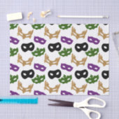 Mardi Gras Party Colorful Carnival Maskers NOLA Tissuepapier (Craft)