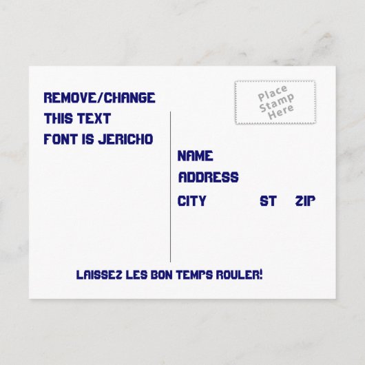 Mardi Gras Party Combo Pack Kies uit 3 design Uitnodiging Briefkaart (Achterkant)