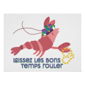 Mardi Gras Party Crawdad Perfect Poster (Voorkant)