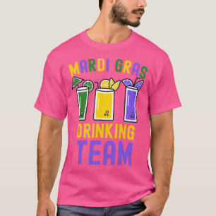 Mardi Gras Party Drink Team Crawfish Carnaval P T-shirt