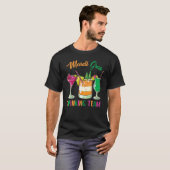 Mardi Gras Party Drinking Team Crawfish Carnival P T-shirt (Voorkant volledig)