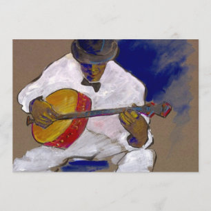 MARDI GRAS PARTY INVITATION ~EZ TO CUSTOMIZE KAART