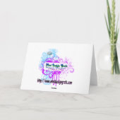 Mardi Gras Party Jongens Kaart (Achterkant)