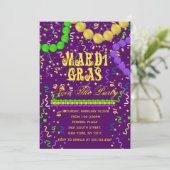 Mardi gras Party Kaart (Staand voorkant)