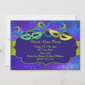 Mardi Gras Party Kaart (Voorkant)