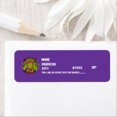 Mardi Gras Party Label Please Uitzicht Notities (Insitu)