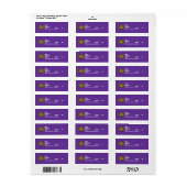 Mardi Gras Party Label Please Uitzicht Notities (Full Sheet)