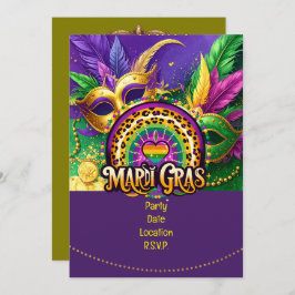 Mardi Gras Party – Let the Good Times Roll Kaart