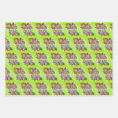 Mardi Gras Party Mask Feathers Colorful Gift Inpakpapier Vel (Voorkant 2)