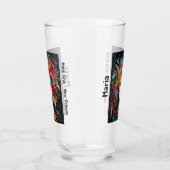 Mardi Gras Party Mask & Headdress Naam Partij Glas (Rechts)