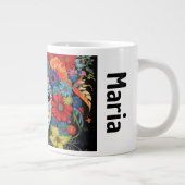 Mardi Gras Party Mask I heeft veel koffie nodig Grote Koffiekop (Rechts)