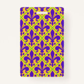 Mardi Gras Party New Orleans Fleur de Lis Badge (Achterkant)