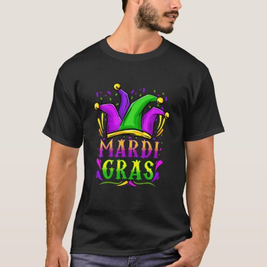 Mardi Gras Party Pet Gifts T-shirt (Voorkant)
