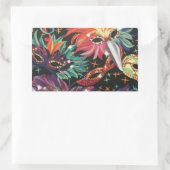 Mardi Gras Party Rechthoekige Sticker (Tas)