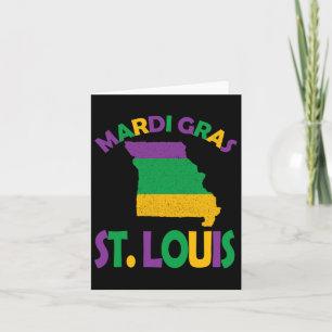Mardi Gras Party St. Louis Missouri Kaart