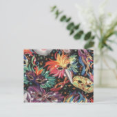 Mardi Gras Party Uitnodiging Briefkaart (Staand voorkant)