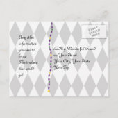 Mardi Gras Party Uitnodiging Briefkaart (Achterkant)