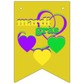 Mardi Gras Party viert carnaval in New Orleans Vlaggetjes (Tweede vlag)